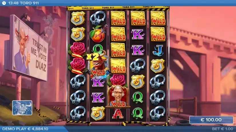 Toro 911 slot screenshot 5