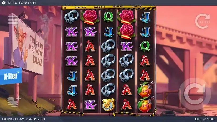 Toro 911 slot screenshot 2