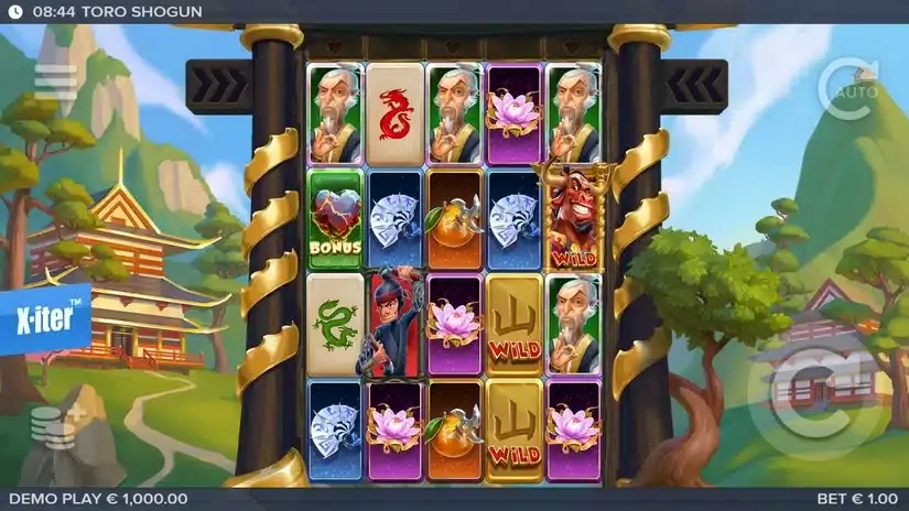 Toro Shogun slot screenshot 