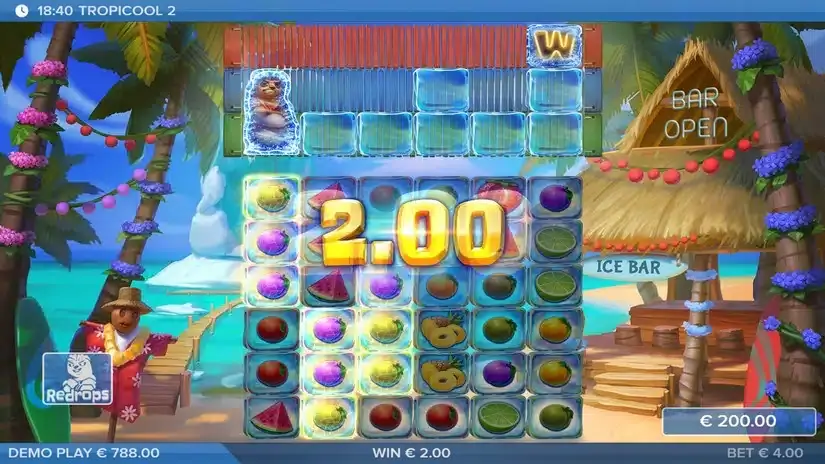 Tropicool 2 slot screenshot 2