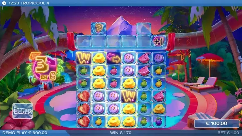 Tropicool 4 slot screenshot 