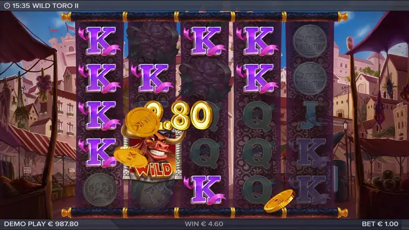 Wild Toro 2 slot screenshot 3