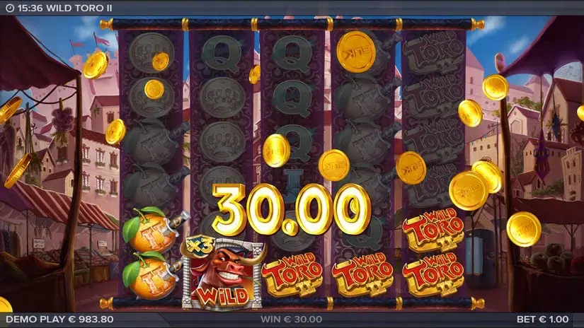 Wild Toro 2 slot screenshot 6