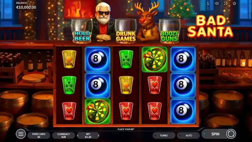 Bad Santa slot screenshot 1