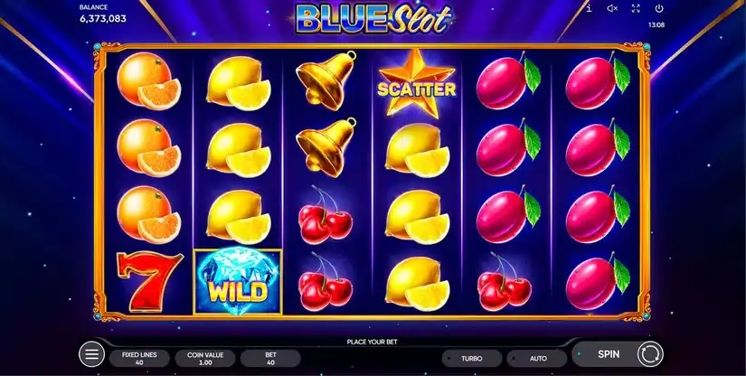 Blue Slot slot screenshot 1