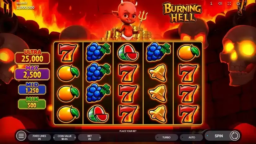 Burning Hell slot screenshot 1