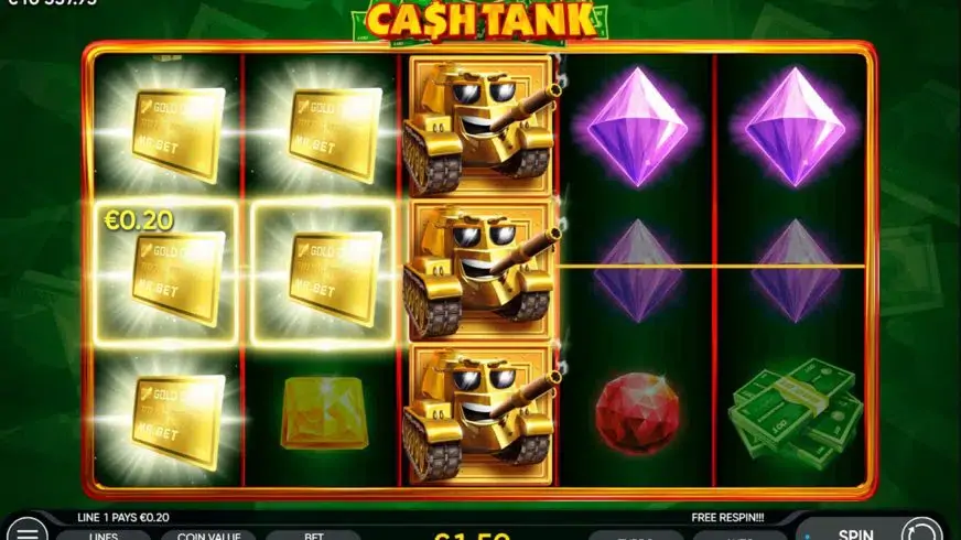 Cash Tank slot screenshot 3