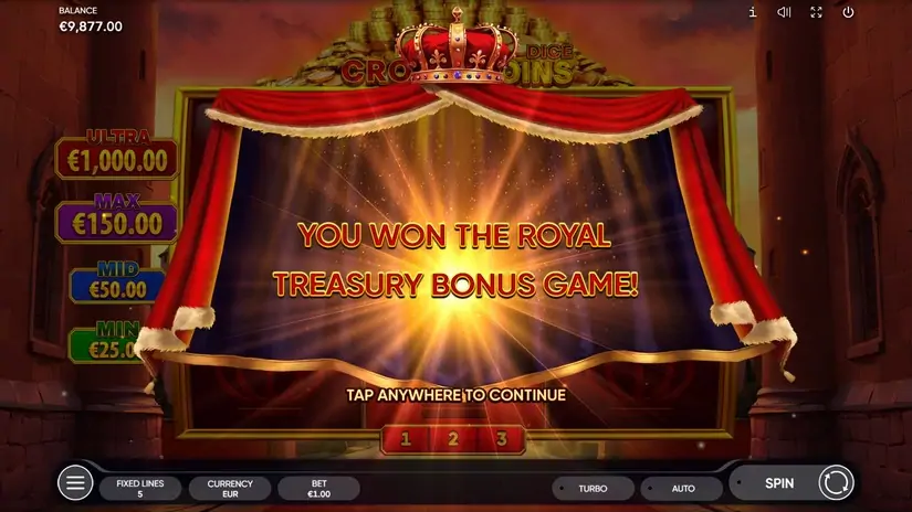 Crown Coins Dice slot screenshot 5