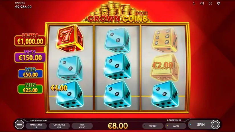 Crown Coins Dice slot screenshot 4