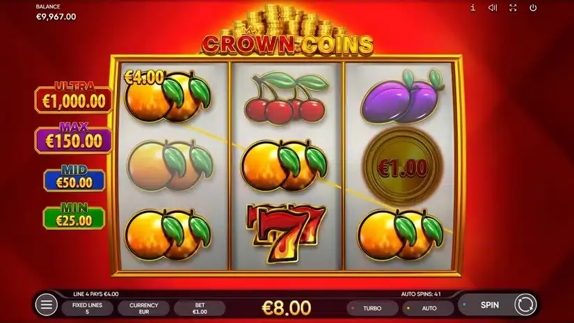 Crown Coins slot screenshot 4