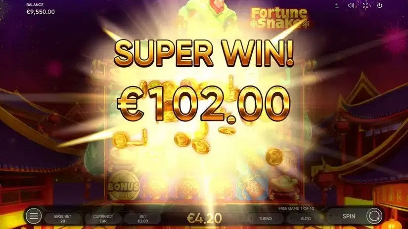 Fortune Snake slot screenshot 