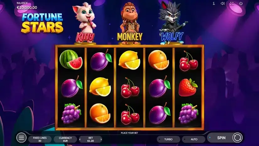 Fortune Stars slot screenshot 2