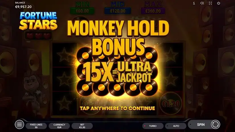 Fortune Stars slot screenshot 5