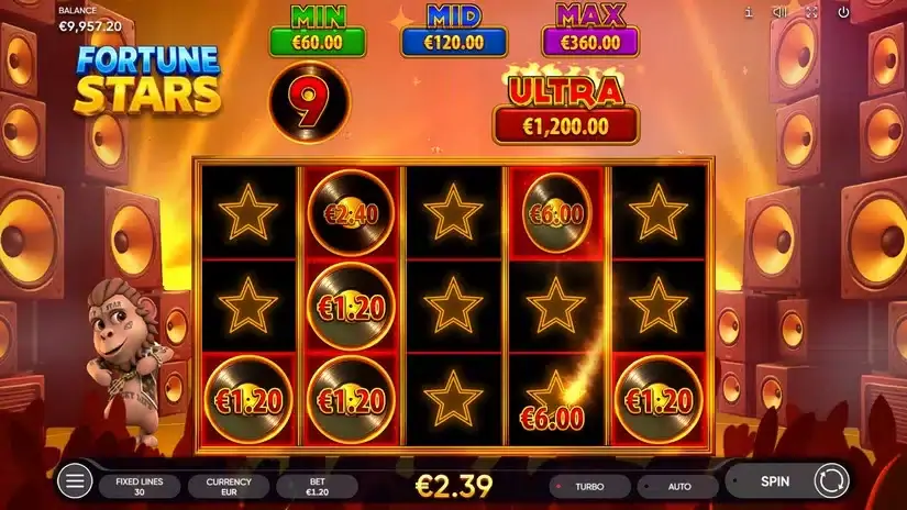 Fortune Stars slot screenshot 6