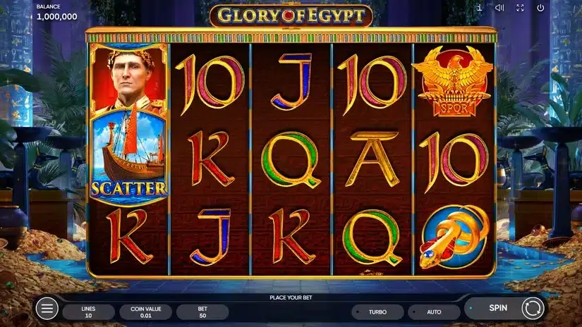 Glory of Egypt slot screenshot 1
