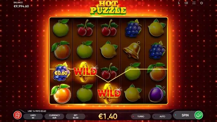 Hot Puzzle slot screenshot 2