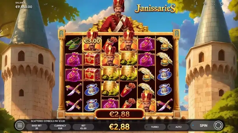 Janissaries slot screenshot 2