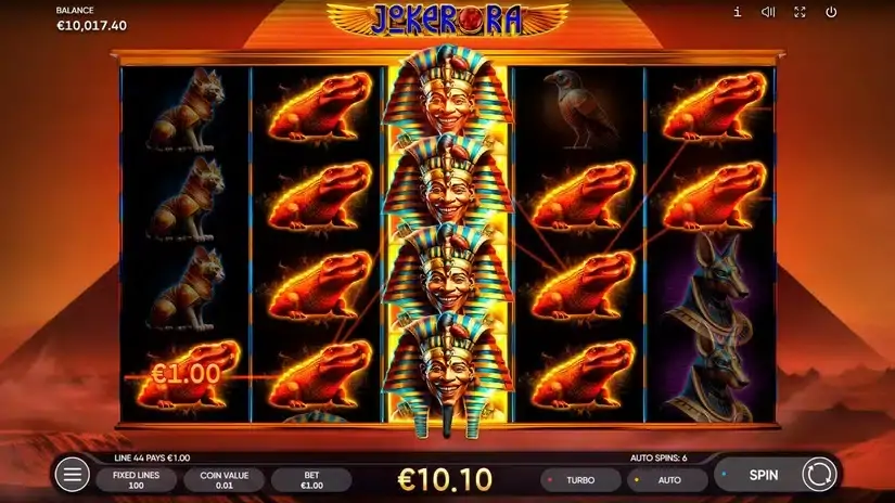 Joker Ra slot screenshot 