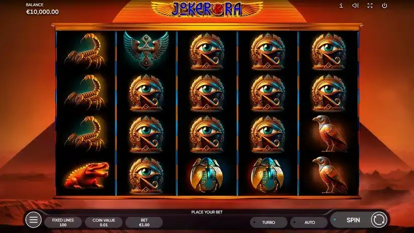 Joker Ra slot screenshot 
