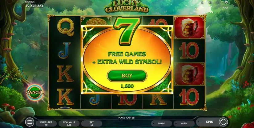 Lucky Cloverland slot screenshot 7