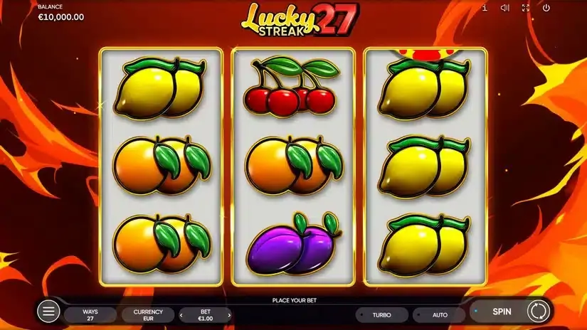 Lucky Streak 27 slot screenshot 
