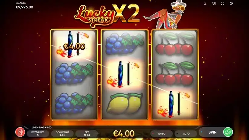 Lucky Streak X slot screenshot 3