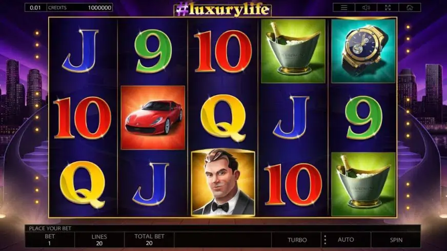 #Luxurylife slot screenshot 1