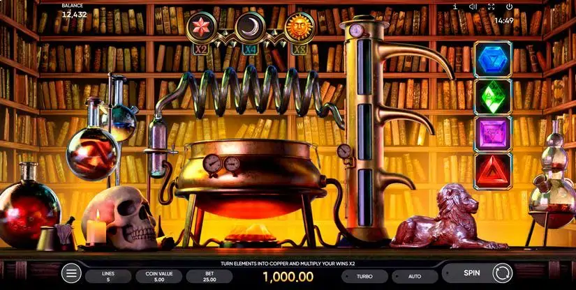 Magnum Opus slot screenshot 5