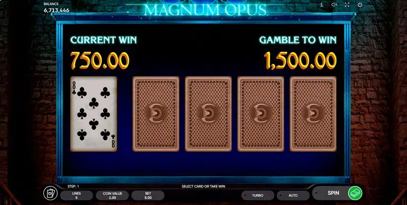 Magnum Opus slot screenshot 8