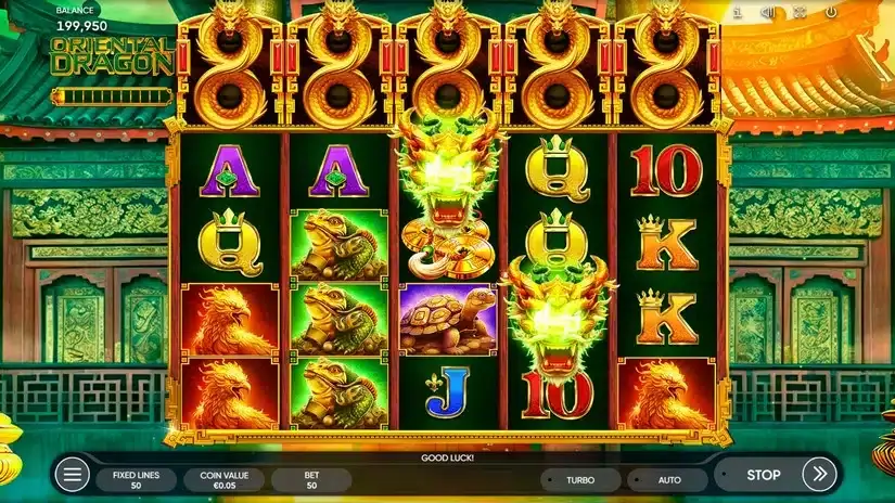 Oriental Dragon slot screenshot 2