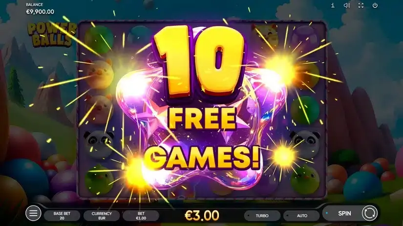 Power Balls slot screenshot 3