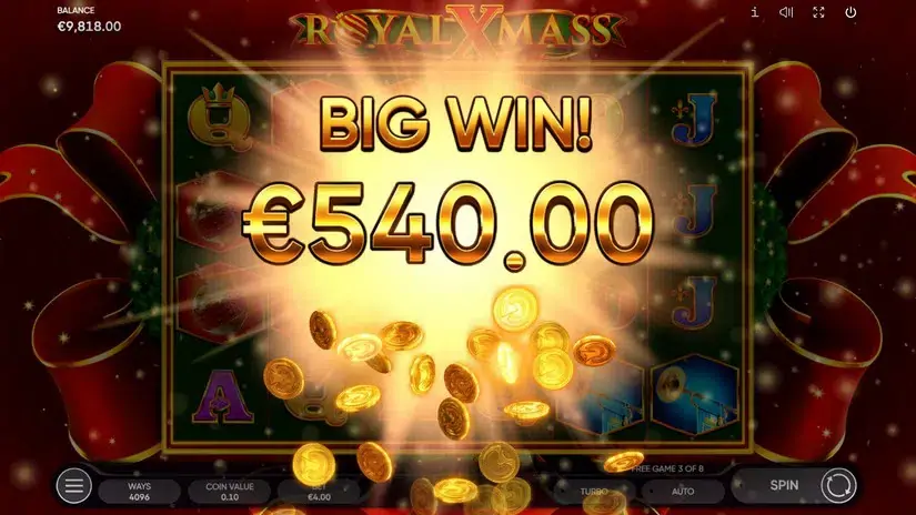 Royal Xmass slot screenshot 