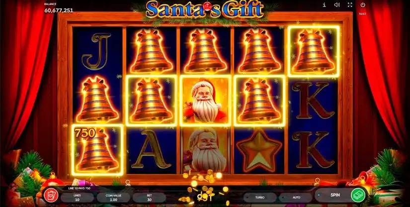 Santa’s Gift slot screenshot 1