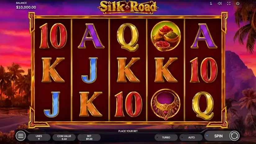 Silk Road slot screenshot 1