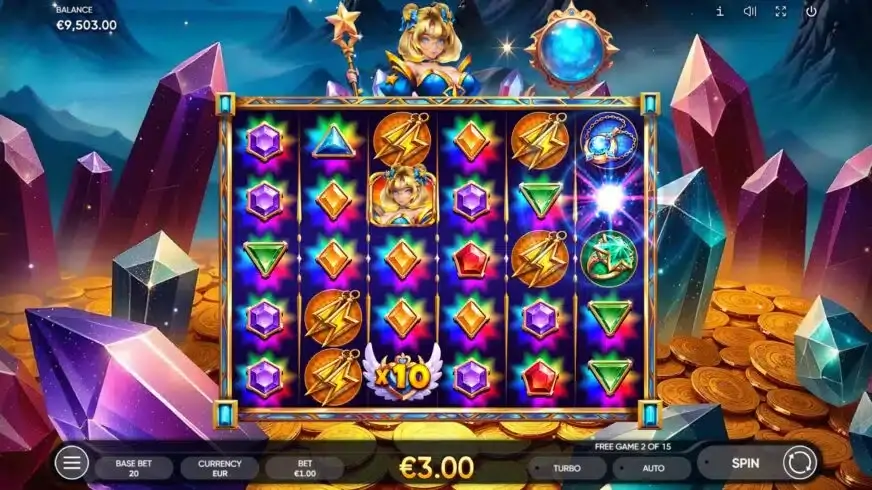Starshine Crystals slot screenshot 4