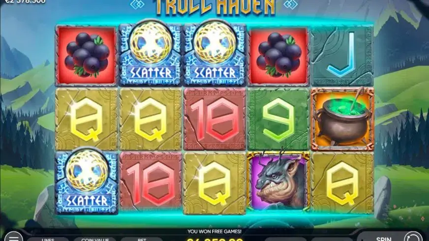 Troll Haven slot screenshot 3