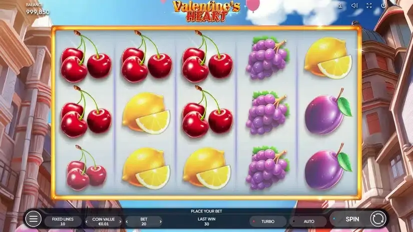 Valentine’s Heart slot screenshot 2