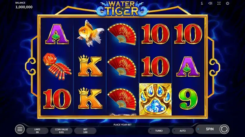 Water Tiger slot screenshot 1