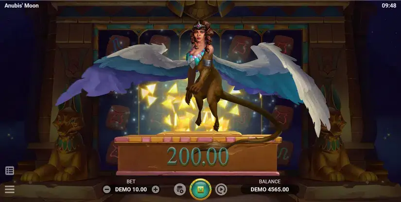 Anubis Moon slot screenshot 