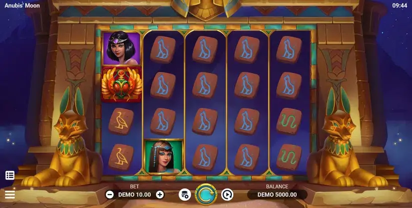 Anubis Moon slot screenshot 
