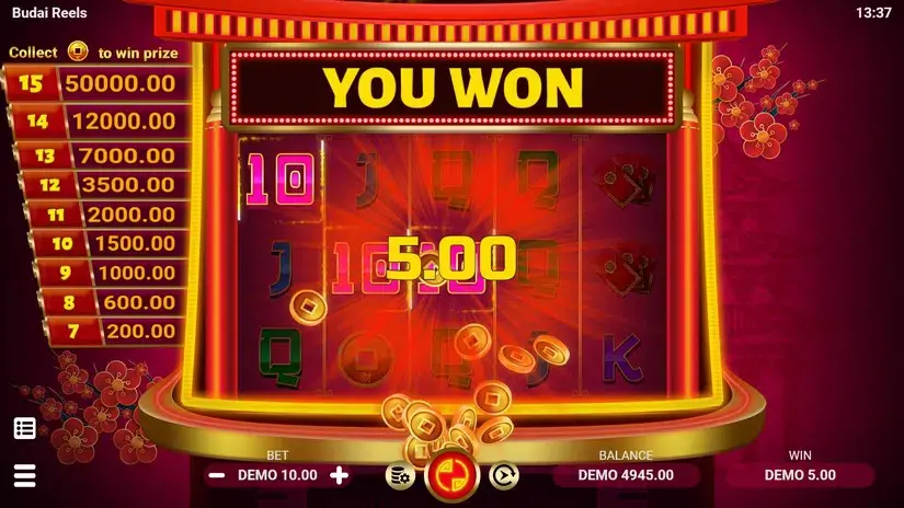 Budai Reels slot screenshot 2