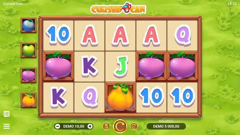 Cursed Can slot screenshot 