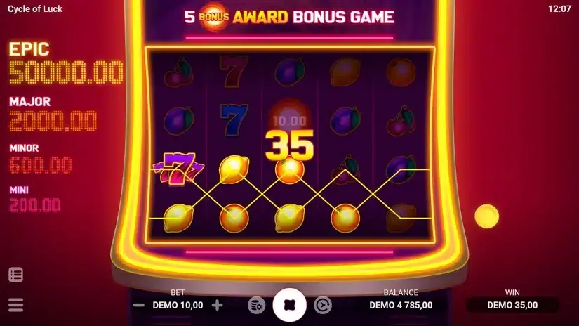 Cycle of Luck slot screenshot 3