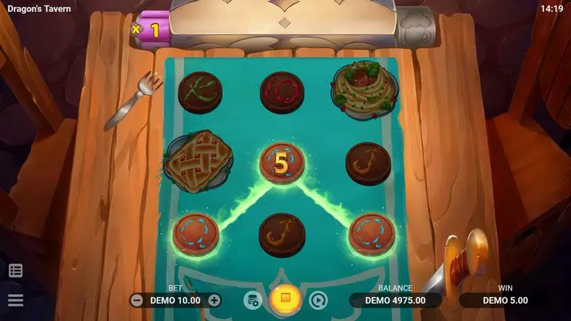 Dragon’s Tavern slot screenshot 2