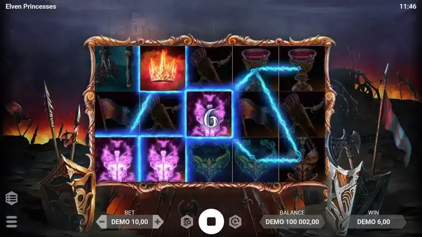 Elven Princesses slot screenshot 2