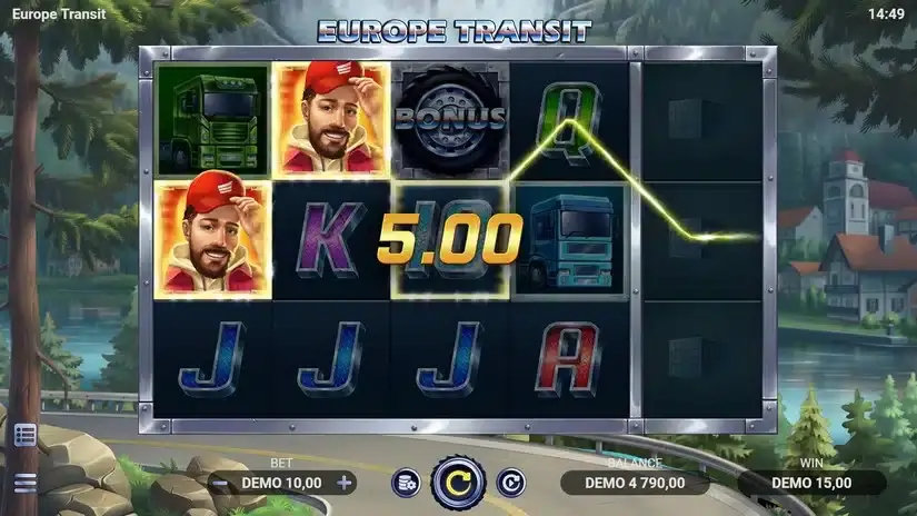 Europe Transit slot screenshot 3