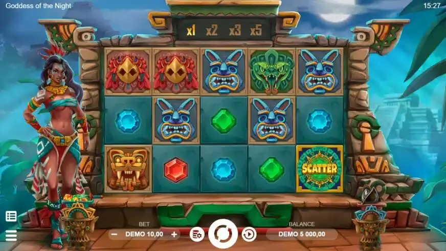 Goddess of the Night slot screenshot 