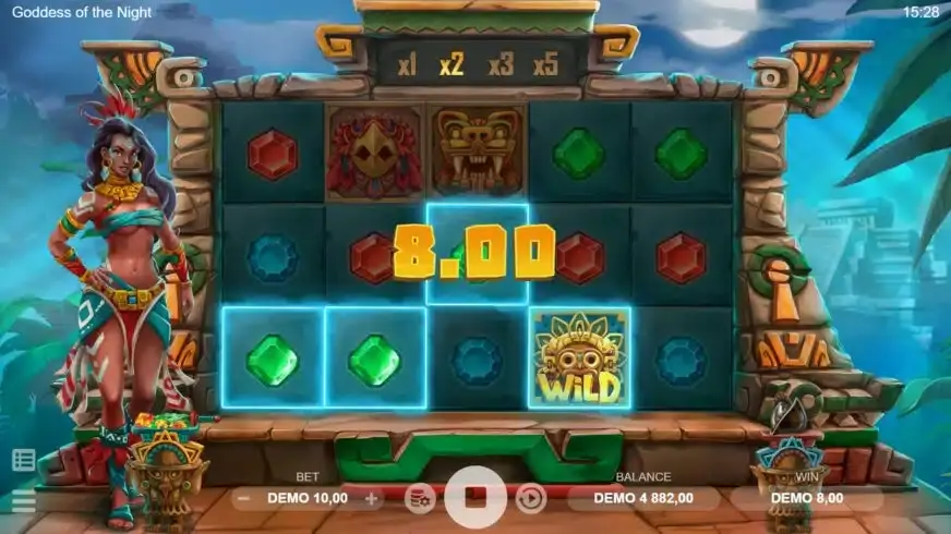 Goddess of the Night slot screenshot 