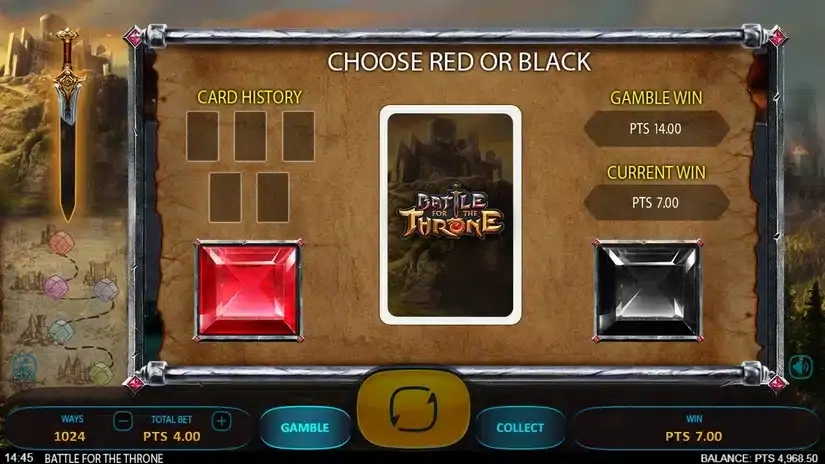 Battle for the Throne slot screenshot 4