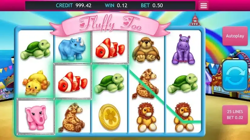 Fluffy Too slot screenshot 3